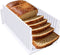 Fanlory Bread Slicer,Adjustable Thickness And Width Guide Bread Slicer, Foldable and Compact