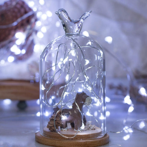 5 Pack 7 20 Minetom Fairy Lights Battery Operated, FT LED String Lights with Timer, Waterproof Silver Wire Fairy Lights