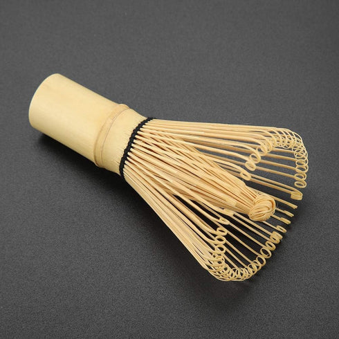 Matcha Green Tea Whisk - Natural Bamboo Chasen for Preparing Matcha Powder, Traditional Scoop (54 Prongs)