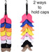 Closet Hanging Cap Organizer, 16 Baseball Cap Rack, Closet Hook Hat Storage Organizer (1 Pack)