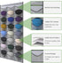 Unjumbly Baseball Hat Rack - 24 Pocket Over-The-Door Organizer with Clear Deep Pockets & 3 Hooks (Grey, 24 Pockets)