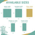54x75 100% 18" Full/Double Size Premium Bamboo Waterproof Mattress Protector Viscose from Bamboo, Hypoallergenic