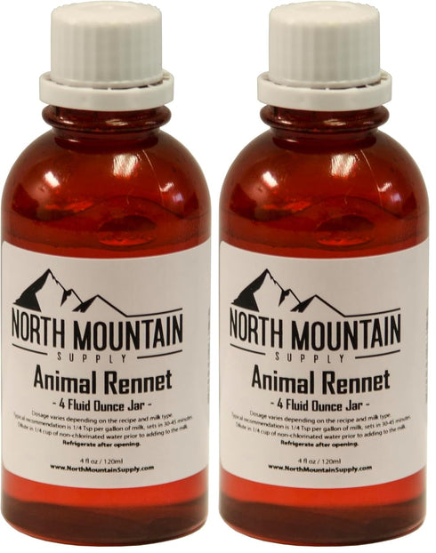 North Mountain Supply Professional Quality Liquid Calf Rennet - Animal Rennet for