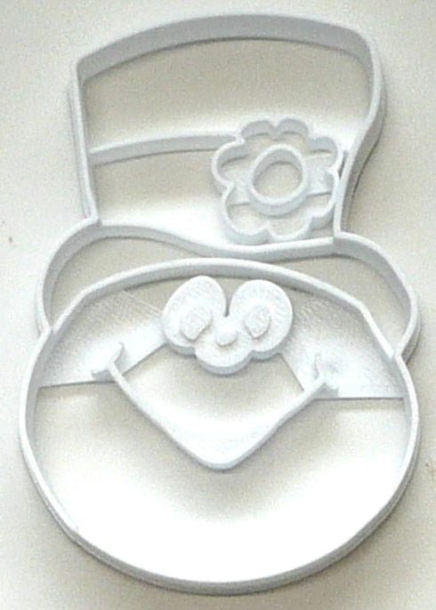 Frosty Themed Snowman Face Head Movie TV Character Christmas Cookie Cutter Made in USA