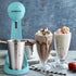 OVENTE Classic Milkshake Maker Machine, 2 Speed with 15.2 Oz Stainless Steel Mixing Cup, Compact Drink Mixer for Malted