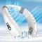 Neck Fan with Cooling Plate, 4400mAh Rechargeable Battery Operated, Cooling Neck Air Conditioner for Women and Men