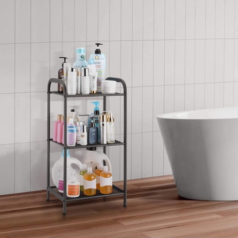 3 MAX Houser Storage Rack with Shelf,Industrial Style Extendable Plant Stand, Standing Shelf Units for Kitchen