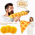 71 inchs Waffles Blanket, Tortilla Blanket for Adults and Kids, Funny Food Throw Blanket, Novelty Gifts for Everyone