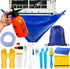 Oiktylr 18pcs Mini Split Cleaning Kit Bag, Waterproof AC Cleaning Cover with