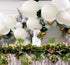 36 Inch Premium Helium Quality Latex Round Black Balloons, Giant Balloons for Event Decorations, 6pcs Black