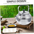 Metal Teapot Hot Tea Maker Outdoor Tea Kettle Stove Safe Teapot Tea Pot Wear-resistant Stovetop Kettle Camping Kettle Induction Heater Home Supplies Hot Pot Aluminum Alloy Heating