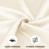 Aneco 12 Pieces Satin Napkin, 20 x 20 Inches Dinner Napkins for Weddings Party Decoration (Ivory)