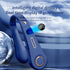 Neck Fan, 4000mAh Battery Power, Portable USB Charging Neck Fan, 5 Gear Adjustable Fast Cooling, Super Quiet