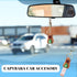 Capybara Car Accessories, Aesthetic Mirror Hanging Ornament, Cute Animal Pendant for Women, Men & Teens