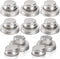 8 Pack Mason Jar Shaker Lids, Stainless Steel Spice Lids with Silicone Seal for Regular Mouth Mason Jars