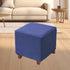 Ottoman Cover Jacquard Stretch Square Slipcover Thick Folding Storage Cover Footstool Protector With Elastic Bottom