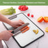 Grourarty 15.2x10.4inch Titanium Cutting Board for Kitchen, Double Side Large Cutting Board for Meats, Fruits