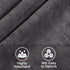 Pack 4 Sets, (27 54) Orighty Bath Towel of - Soft Feel Grey Bath Towel Highly Absorbent Microfiber Towels for Body