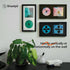 SHAELPII Album CD Display Frame with Real Glass, Signed Music Disc Wooden Case for Tabletop&Wall mount,Autograph