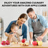 SCHVUBENR Premium Stainless Steel Apple Corer Tool - Easy to Use & Clean - Sharp Serrated Tips for Apple & Pear (Silver)
