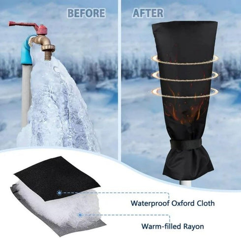 28" 15" Extended Outdoor Faucet Cover Socks x for Winter Freeze Protection, Outdoor Tap Cover, Hose Bib Covers