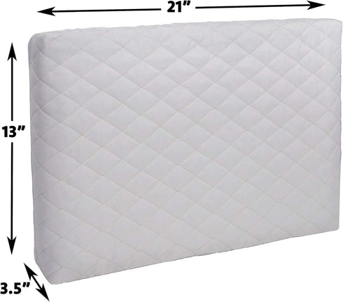 ALPINE HARDWARE Indoor Window AC Covers, Double Insulation Air Conditioner Cover (White, 21"W x 13"H x 3.5"D)