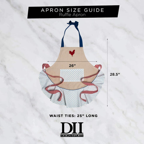 Adjustable Adult Size DII Women's Christmas Kitchen Apron for Cooking, Baking, Crafting & Entertaining