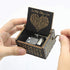 Can't Help Falling in Love Wood Music Box, Antique Engraved Musical Box Case for Loved Ones, Gifts for Boyfriend,