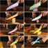 Knife Set with Kitchen Cutting Board, 30 Piece Colour Coding Stainless Steel Boxed Knives with Shears