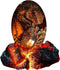 ACOCOFE Dragon Egg with Luminous Base Ornaments, Handmade Resin Crystal Souvenir, Gift for