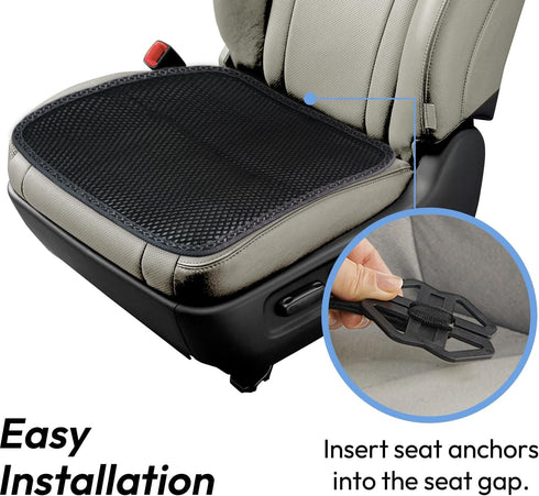 2 Pack 3D 17.75" 17.75" carrotez Double Breathable Air Mesh Cool Seat Cushion Pad for Cars Seats, Home Office Chairs