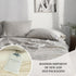 Simple&Opulence 100% French Linen Pillowcase, Queen Size Set of 2, Washed Solid Color Embroidered, Soft Durable