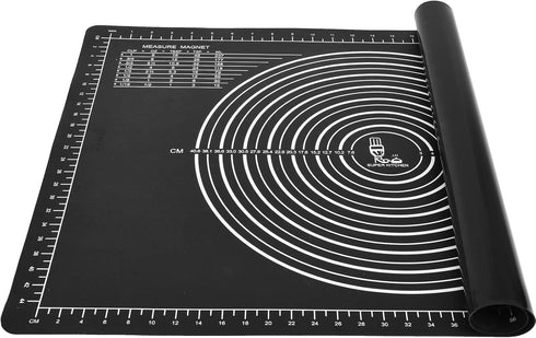 Extra Large Non-slip Silicone Pastry Mat 28'' x 20'' - Non Stick Baking Mat for Dough Rolling and Kneading