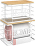 Trash Bag Holder, Thipoten Trash Bags Dispenser with Bamboo Top, Suitable for