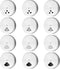 Tiangrid 12 Pack Adjustable Spice Shaker Lids for Regular Mouth Mason Jars Stainless