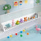 Blgiont Bathtub Splash Guard PlayPad Shelf Area with Strong Suction Cups, Toy Tray