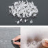 LUNARM 200 PCS Upholstery Tacks | Clear Heads Twist Pins with Storage Box, 0.59 inches for Furniture Decoration