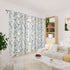 84" 42" 2 Set Renaiss Botanical Herbs Blackout Curtains, Vintage Eucalyptus Leaf Thermal Insulated Bedroom Window