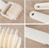 Lamoutor 2Pcs Lattice Roller Cutter, DIY Baking Tool for Pastry, Cookie, Pie, Pizza, and Bread