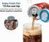 2 12oz 2 Pack Jokari Click Can Pump and Pour Carbonation Saver for Soda and Beer Cans Keep Fizzy Drinks Fresh Press On