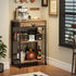 X-cosrack Storage,3 Coffee Bar Cabinet with Tier Coffee Bar Carts for The Home Buffets & Sideboards,Coffee Station