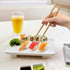 BambooMN Premium Reusable Japanese Bamboo Chopsticks - Twisted 9 inch - 6 Pairs