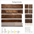 16 Inch Set 3 AZSKY Nursery Book Shelves Wall Floating Bookshelf with Hook Deep Walnut Hanging Book Shelf Toddler Room