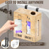 CMXZSAM 2 1 in Trash Bag Dispenser and Grocery Bag Holder, Large Wooden Plastic Bag Holder, Wall Mount Trash Bags