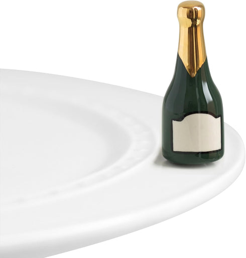 Nora Fleming Hand-Painted Mini: Champagne Calibrations (Champagne Bottle) A94
