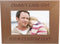 Daddy's Little Girl Custom Wood Picture Frame - 4x6 Inch - Add Your Custom Text, Great Gift for Father's Day Birthday
