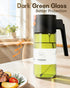 2 1 17oz 8 Stickers(2PCS) OURCABECUE Upgrade in Oil Sprayer for Cooking, Light-Blocking Glass Olive Oil Dispenser