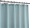 Stall Shower Curtain Fabric - 36 x 72 Inch, Waffle Weave, Heavy Duty, Water Repellent, Blue Pique Pattern for