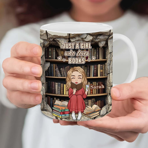 3D Personalized Book Lover Gifts - Book Lovers Gift For Bookworm, Readers, Librarians, Bookish - Effect Library