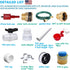 1/2" Automatic Chicken Watering System with PVC Pipe & Hose Connector Kit, Leak-Proof and Easy-Assembly Chicken Drinker